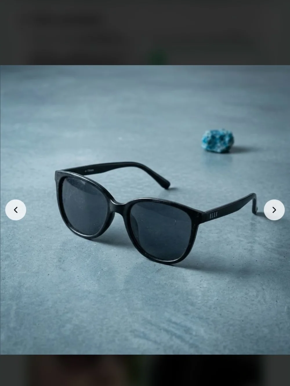 Elle Black Women's Cat-Eye Sunglasses
